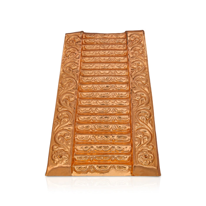 Ayyappan Padi - 7 x 12 Inches | Copper 18 Padi Ayyappan/ iyyappan 18 Padi for Pooja