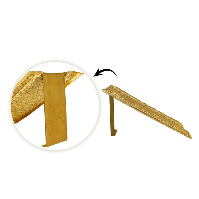 Ayyappan Padi - 12 x 6 Inches | Brass 18 Steps Ayyappan / Ayyappan Padi For Temple & Home Pooja