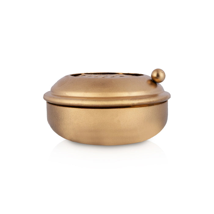 Dhoopkal with Stand - 5.5 x 3.5 Inches | Dhoop Stand / Sambrani Stand / Dhoopakal with Handle for Pooja - Sambrani Stand