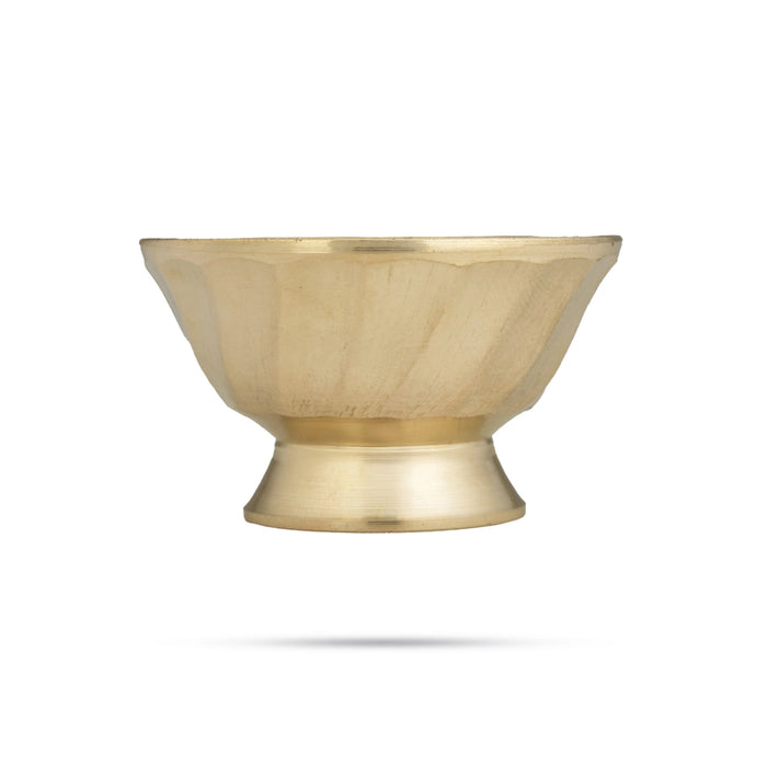 Pyali Fancy Deep - 1 x 2 Inches | Brass Diya // Vilakku/ Brass Lamp/ Brass Deepam for Pooja