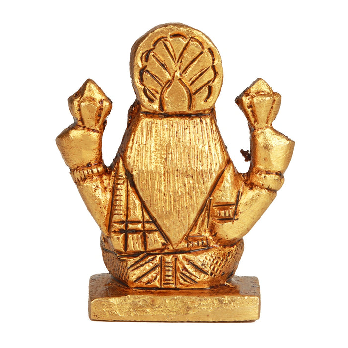 Laxmi Murti  - 1.5 x 1.5 Inches |  Brass Idol/ Lakshmi Idol/ Lakshmi Murti/ Lakshmi Statue for Pooja - Brass Murties