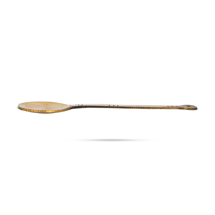 Bronze Karandi - 11 Inches | Cooking ladle / Vengala Karandi/ Bronze Ladle