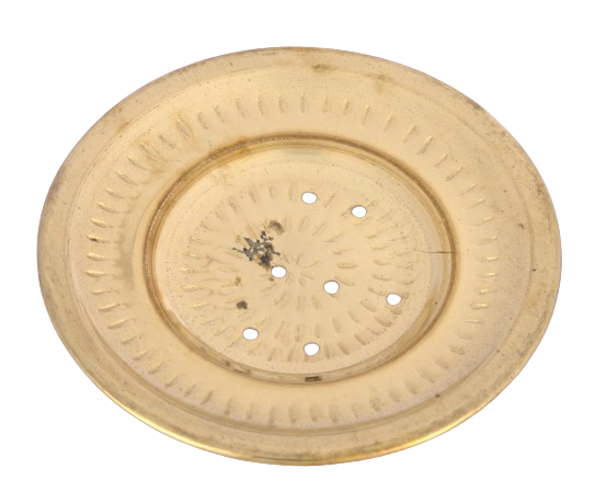 Brass Plate - 5.5 Inches | Puja Thali/ Pooja Plate/ Pooja Thali for Home