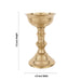 Kalanchi Diya With Base - 7.5 x 4.5 Inches | Brass Pooja Aarti/ Kalanjiam Diya for Temple - Decorative Lamp