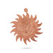Copper Sun Face Wall Hanging -4.5 x 4 Inches | Sun Face Wall Decor/ Outdoor Wall Hanging/ Decor for Home & Pooja - Wall Hanging