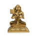 Ramanujar Statue Sitting On Base - 4 x 3 Inches | Antique Brass Idol/ Ramanujar Idol for Pooja - Brass Murties