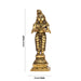 Naalvar Set - 6 x 2 Inches | Appar, Sundarar, Sambandar, Manikkavacakar/ Antique Brass Idol for Pooja Room - Brass Murties
