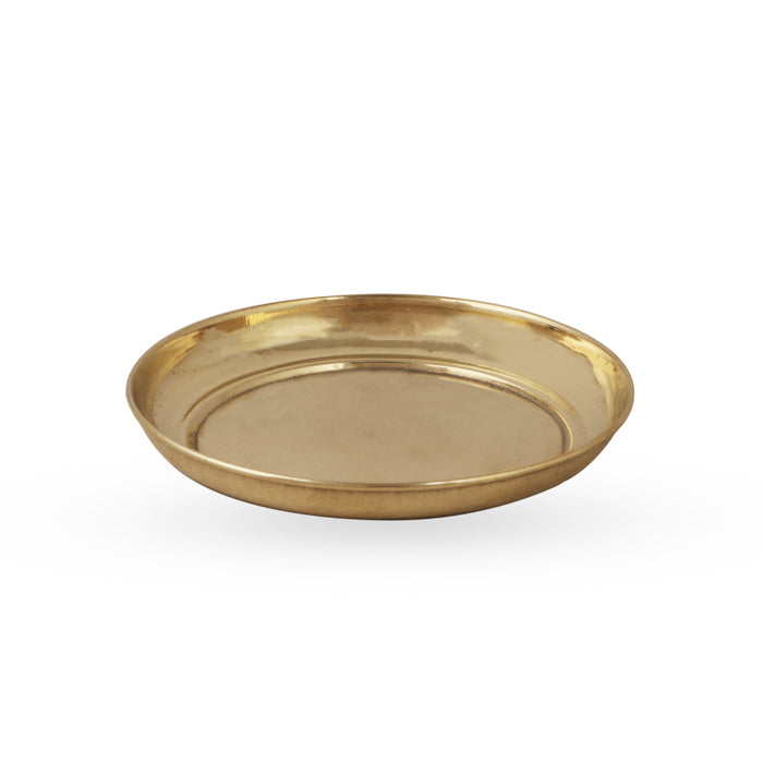 Brass Plate - 4 Inches | Puja Thali/ Pooja Plate/ Pooja Thali for Home