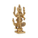 Murugan Statue  - 5 x 2.5  Inches 440 Gms |  Antique Brass Statue/ Murugan with Peacock Idol/ Murugan Silai for Pooja - Brass Murties