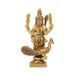 Murugan Statue  - 5 x 2.5  Inches 440 Gms |  Antique Brass Statue/ Murugan with Peacock Idol/ Murugan Silai for Pooja - Brass Murties