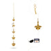 Electric Diya - 41 x 6 Inches | 5 Step Hanging Lamp / Electric Lamp / Electric Deep for Pooja Decor - Electric Lamp