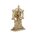 Chakrathazhwar Idol - 7 x 5 Inches | Antique Brass Idol/ Chakrathalwar Statue for Pooja/ 1.040 Kgs Approx - Brass Murties