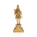 Hanuman Standing With Kadhai On Base Murti - 16 X 6 Inches | Antique Brass Idol / Anjaneya Statue For Pooja - Brass Murties