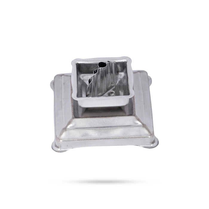 Agarbathi Stand With Base - 11 x 3.5 Inches | Swastic Pipe Design Steel Incense Stick Holder With Lid for Pooja - Agarbathi Stand