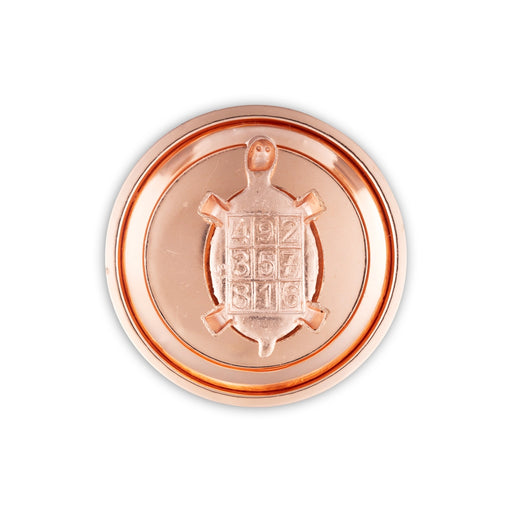 Tortoise Statue with Plate - 5 Inches | Copper Polish Idol/ Tortoise Idol With Plate for Home/ 100 Gms Approx - Table Stand Accessories