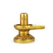 Shivling Idol - 3 x 3.25 Inch | Brass Idol/ Shiv Ling Murti/ Shiva Lingam Statue for Pooja - Brass Murties