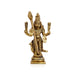 Mayil Murugan Statue - 3.25 x 2 Inches | Antique Brass Statue/ Peacock Murugan Silai for Pooja/ 155 Gms Approx - Brass Murties