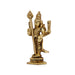 Mayil Murugan Statue - 3.25 x 2 Inches | Antique Brass Statue/ Peacock Murugan Silai for Pooja/ 155 Gms Approx - Brass Murties