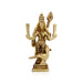 Mayil Murugan Statue - 3.25 x 2 Inches | Antique Brass Statue/ Peacock Murugan Silai for Pooja/ 155 Gms Approx - Brass Murties