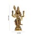 Mayil Murugan Statue - 3.25 x 2 Inches | Antique Brass Statue/ Peacock Murugan Silai for Pooja/ 155 Gms Approx - Brass Murties