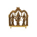 Murugan Valli Deivanai Set - 5.5 Inches | Antique Brass Statue/ Murugan Statue/ Murugan Silai for Pooja - Brass Murties