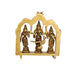 Murugan Valli Deivanai Set - 5.5 Inches | Antique Brass Statue/ Murugan Statue/ Murugan Silai for Pooja - Brass Murties
