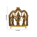 Murugan Valli Deivanai Set - 5.5 Inches | Antique Brass Statue/ Murugan Statue/ Murugan Silai for Pooja - Brass Murties