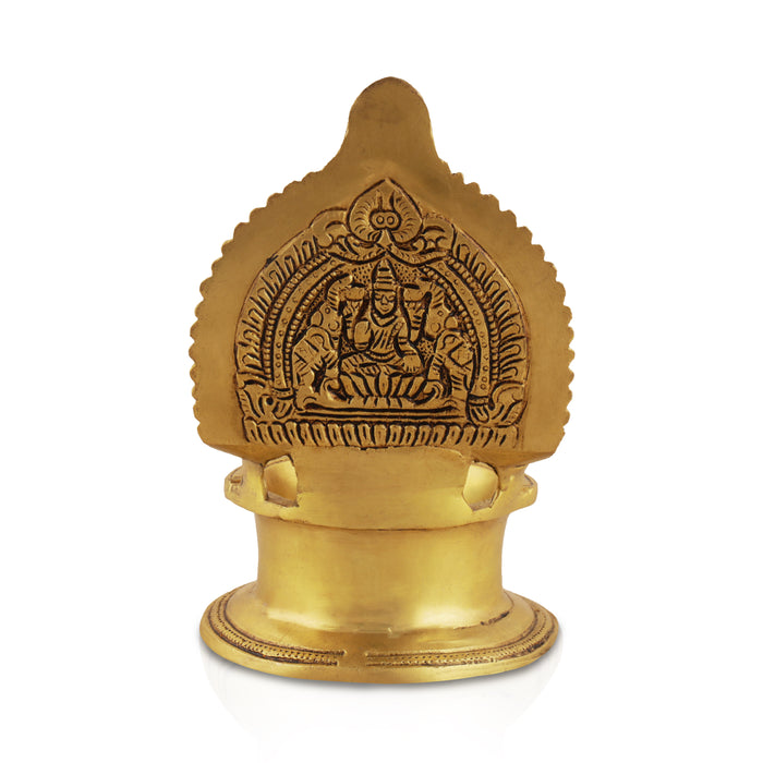 Kamatchi Vilakku -Kajalakshmi - 6.5 Inches | Brass Kamakshi Deepam/ Lamp for Pooja