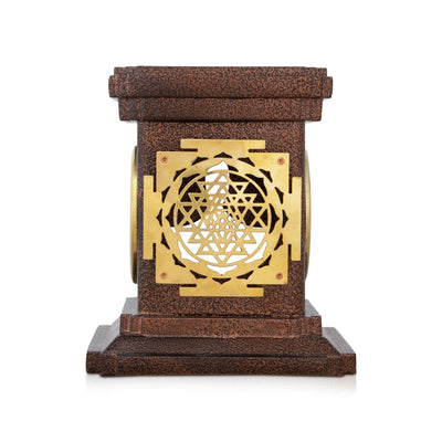 Camphor Suvarnadeep - 5 x 5 Inches | Kapoor Dani Suvarnadeep Diya/ Copper Oxidised Kapur Dani/ 725 Gms Approx