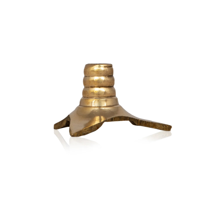 Vilakku Thiri Holder - 1 x 2 Inches | Brass Thiri Stand/ Vilakku Thiri Stand for Lamp/ 10 Gms Approx - Lamp Stands & Accessories