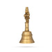 Hand Bell With Hanuman Design Handle - 5.25 x 2.25 Inches | Brass Ghanti/ Brass Bell for Pooja - Pooja Bells