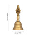 Hand Bell With Hanuman Design Handle - 5.25 x 2.25 Inches | Brass Ghanti/ Brass Bell for Pooja - Pooja Bells