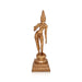 Sivagami Standing on Base Murti - 18 x 5.5 Inches | Panchaloha Idol/ Sivagami Statue/ Sivagami Idol for Pooja - Brass Murties