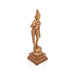 Sivagami Standing on Base Murti - 18 x 5.5 Inches | Panchaloha Idol/ Sivagami Statue/ Sivagami Idol for Pooja - Brass Murties