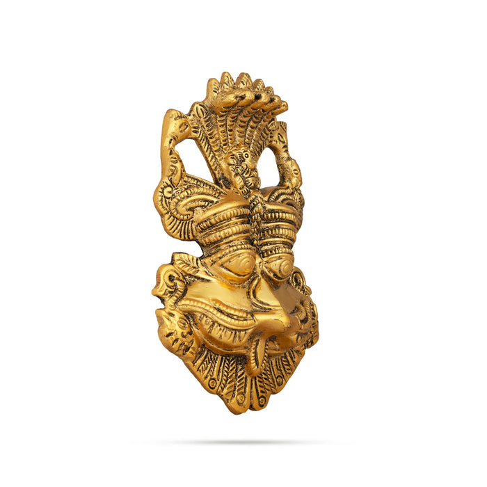 Yali Face Wall Hanging - 6 X 4 Inches | Zinc Yali face Design / Wall Hanger For Home Decor