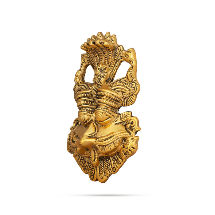 Yali Face Wall Hanging - 6 X 4 Inches | Zinc Yali face Design / Wall Hanger For Home Decor