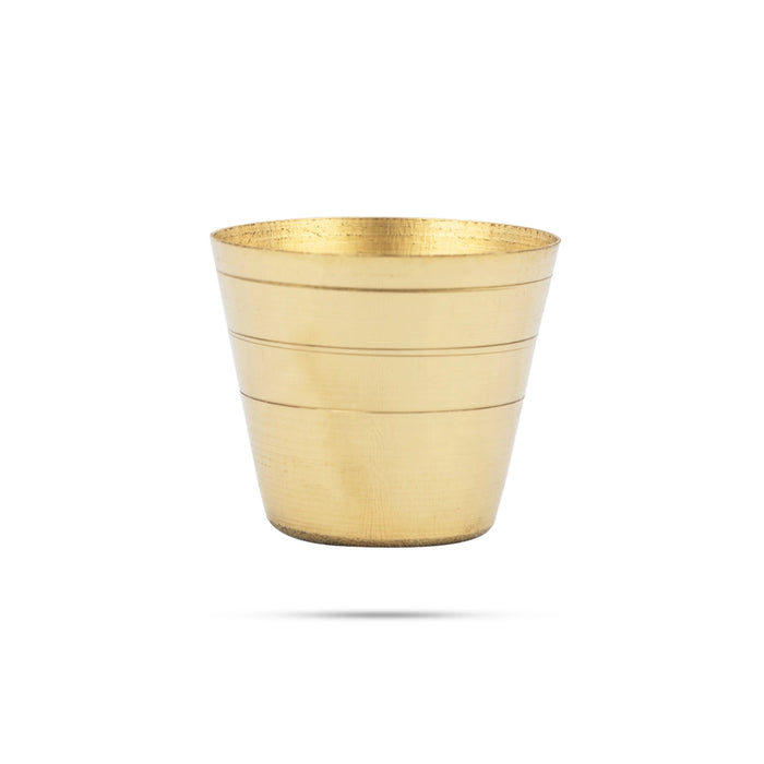 Thali Plate Set - 1 x 4 Inches | Stainless Steel Pooja Plate/ Tumbler/ Spoon/ Bowl/ Pooja Thali Set for Home - Pooja Thali Sets