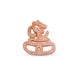 Om With Tripundra Tilak Stamp - 1.5 Inches | Zinc Om With Tripund Tilak Mudra - Deity Accessories