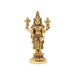 Balaji Standing - 5 Inches | Antique Brass Statue/ Balaji Idols for Pooja/ 375 Gms Approx - Brass Murties