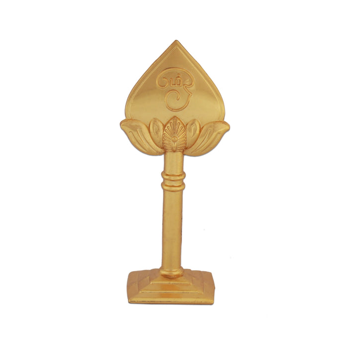 Vel With Base - 3 x 1 Inches | God Murugan Vel/ Car Decor/ Zinc Muruga Vel for Pooja - Deity Accessories