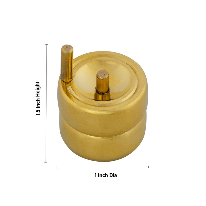 Gowri Pooja Set - 1.5 x 1 Inches | Bronze Gowramma Set/ Gowri Devi Set for Grah Pravesh Puja - Vastu & Feng Shui