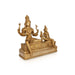 Somaskandar sitting on Base Murti - 13 x 14 inches | Bronze Somaskandar Idols/ God Statues / Decor For Pooja - 