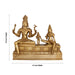 Somaskandar sitting on Base Murti - 13 x 14 inches | Bronze Somaskandar Idols/ God Statues / Decor For Pooja - 