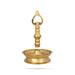 Brass Hanging Lamp - 10 x 7 Inches | Brass Vilakku / Hanging Diya / Latkan Hanging Deep for Pooja - Hanging Lamps