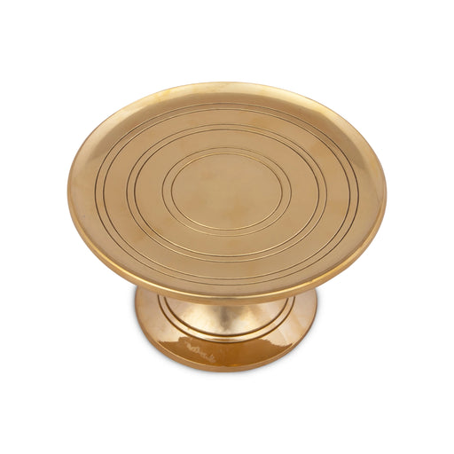 Mukkali Stool - 3 x 2.5 Inches | Brass Mukkali Stand/ Brass Stand for Pooja/ 300 Gms Approx - Pooja Aasan & Bajot & Pooja Mat