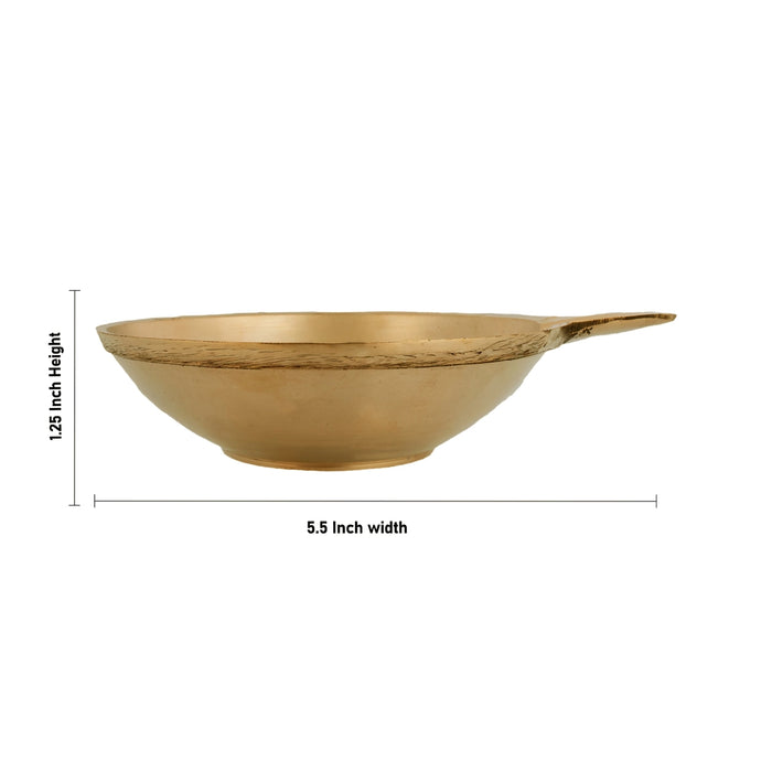 Karthik Deepam - 1.25 x 5.5 Inches | Brass Lamp / Agal Vilakku / Kartik Deep for Home & Pooja