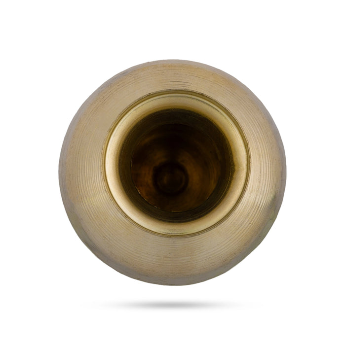 Abhishek Lota - 3 x 2.5 Inches | Brass Lota/ Abhishek Pot/ Jaladhari Chombu / Lota for Pooja