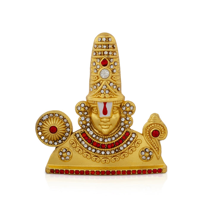Raja Murugan Standing On Base Murti - 3.75 x 2 Inches | Zinc Idol / Murugan Statue Decor For Home & Pooja