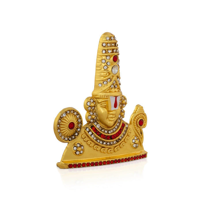 Raja Murugan Standing On Base Murti - 3.75 x 2 Inches | Zinc Idol / Murugan Statue Decor For Home & Pooja
