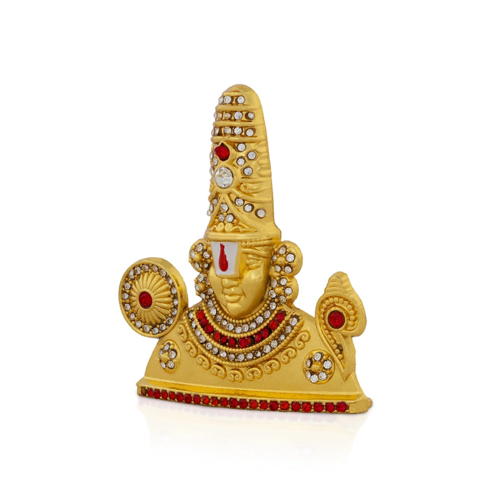 Raja Murugan Standing On Base Murti - 3.75 x 2 Inches | Zinc Idol / Murugan Statue Decor For Home & Pooja